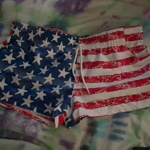 american flag shorts